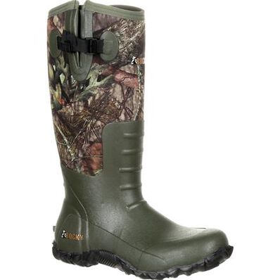 Rocky Core Rubber Waterproof Outdoor Boot | Buy 16" Mossy Oak Rocky Rubber  Mud Boots with Waterproof Construction - Rocky Boots