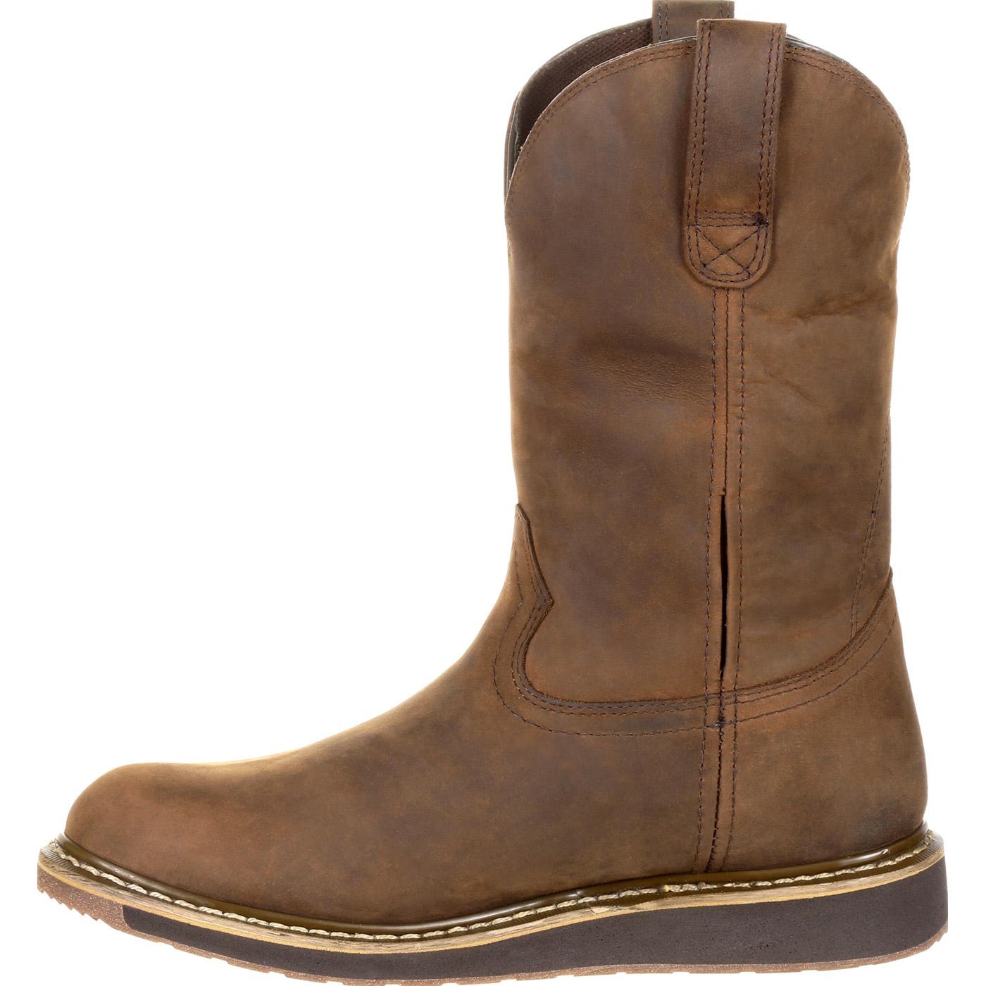 Rocky Cody: Waterproof Pull-On Western Boot, #RKW0235