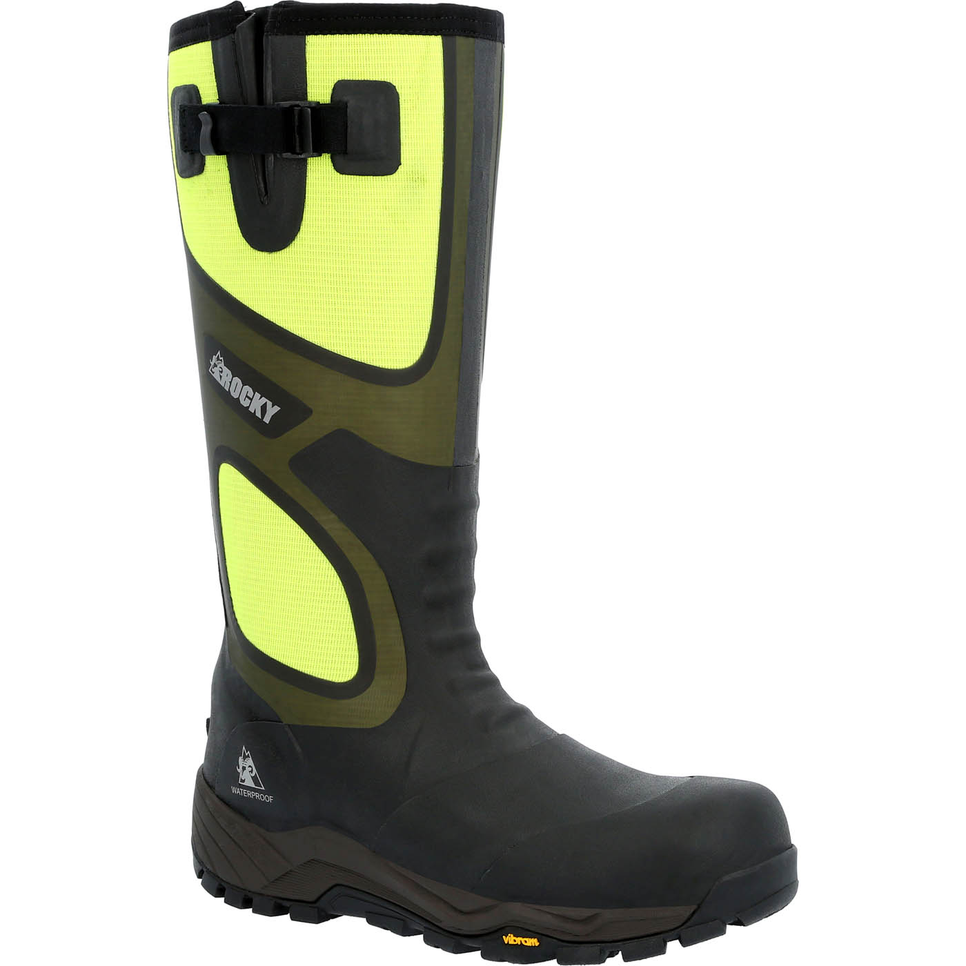 Rocky XRB Waterproof Steel Toe Insulated Rubber Boot, RKK0365
