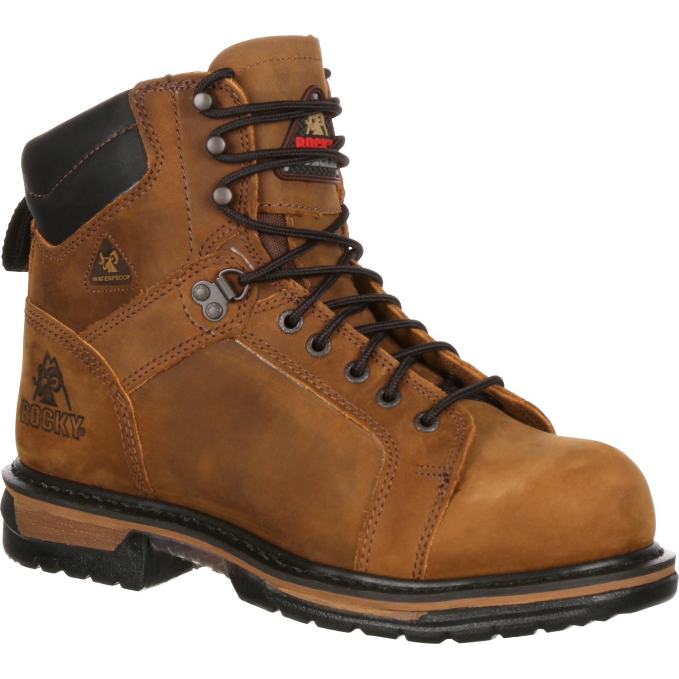 Rocky IronClad Waterproof Steel Toe Work Boots - Style #6701