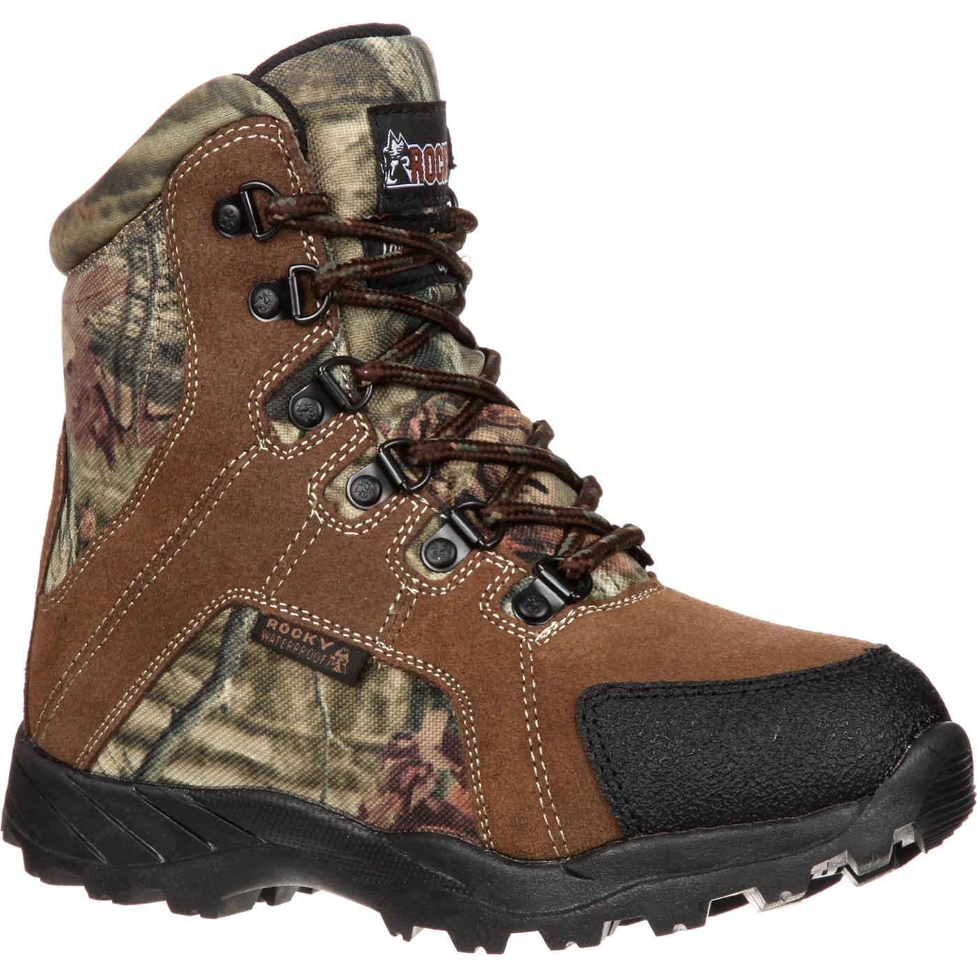 Rocky Kids' Waterproof Insulated Camouflage Outdoor Boot