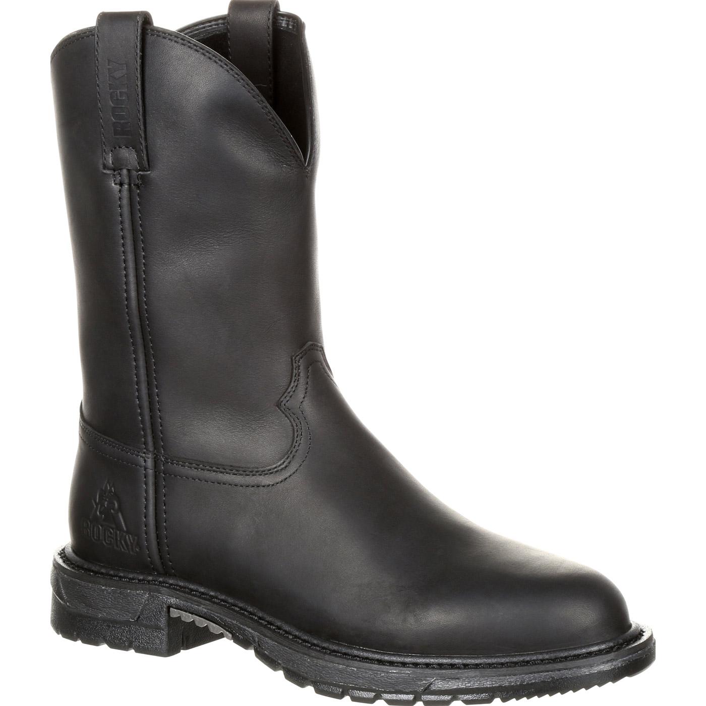 Rocky Original Ride FLX : Black Western Boot, #RKW0231