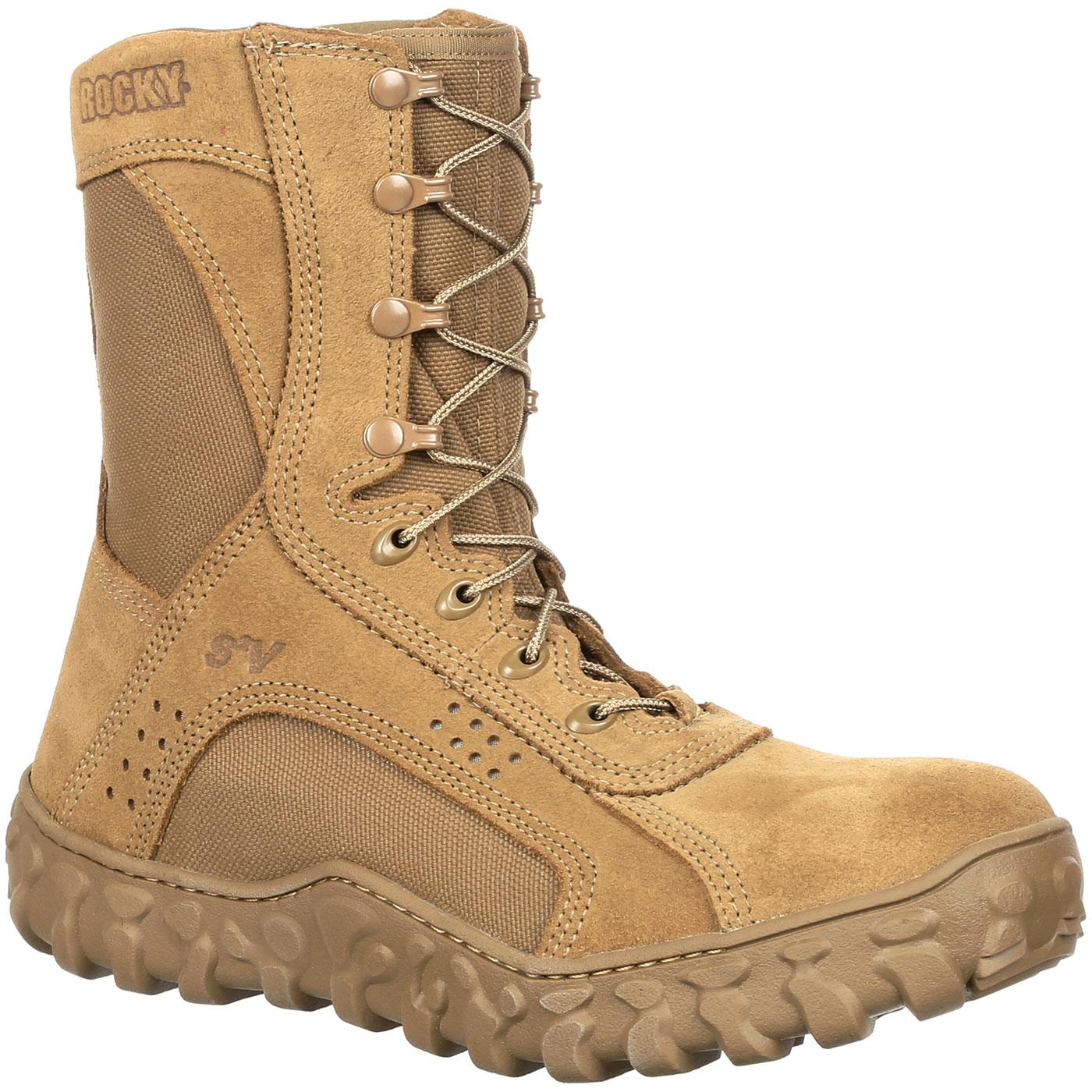 Rocky S2V: Steel Toe Tactical Military Boot, #RKC053