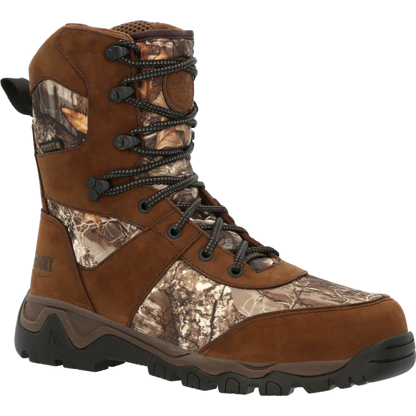 Rocky Red Mountain Waterproof Insulated Realtree Camo Boots - #RKS0547