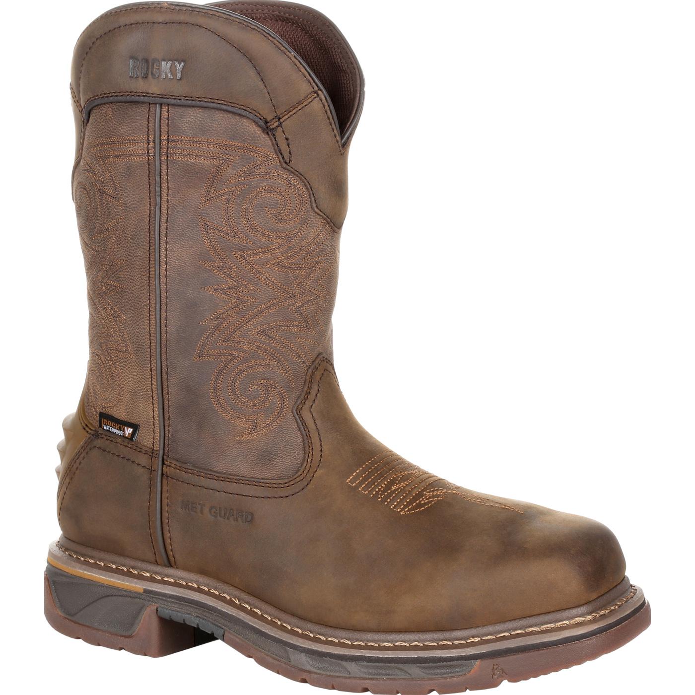 Rocky Square Toe Western Boot | Order Fiberglass Shank Boots with Internal  Metatarsal Guard and TPU Heel Counter from Rocky Boots